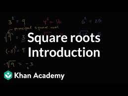Edit or delete it, then start blogging! Intro To Square Roots Video Radicals Khan Academy
