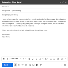 how to write a resignation email tips