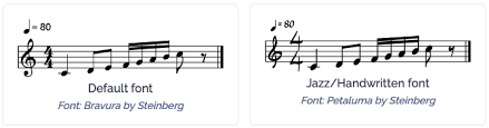 The result varies from chaos to really interesting unconventional melodies. Music Fonts