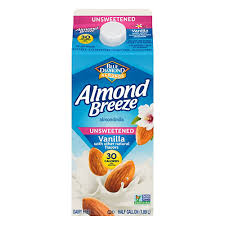 silk unsweetened vanilla almond milk