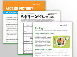 Nutrition Handouts And Tip Sheets