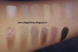 review swatches of sleek makeup i