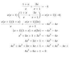 Rational Algebraic Equation