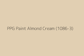 Ppg Paint Almond Cream 1086 3 Color