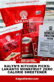 kalyn s kitchen picks lakanto