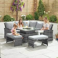 Rattan Garden Furniture Dining Sofa Set