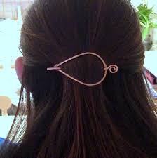 handmade wire hair clip barrettes
