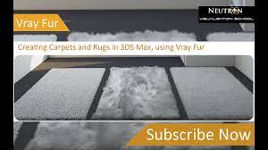 rug in 3ds max using vray fur