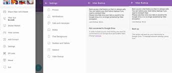backup and re viber chat history