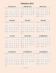 Get organised for the year ahead with one the best calendars for 2021. Free Download Printable Calendar 2021 One Page With Holidays