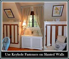 how to decorate slanted walls