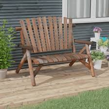 Grace Solid Wood Spruce Garden 2 Seater