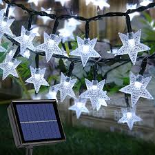 Ibaycon Star Solar String Lights