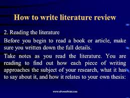 Importance and Issues of Literature Review in Research