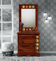 Siramika Solid Wood Dressing Cabinet