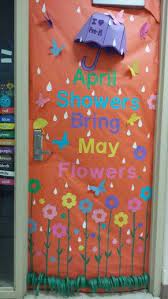 spring classroom door decorations