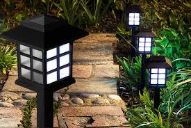 Outdoor Solar Chinese Lantern Stakes