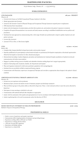 cota resume sample mintresume