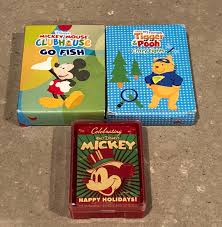 lot of 3 disney themed card games