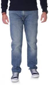 Levis 502 Regular Taper Jeans For Men Blue Washed