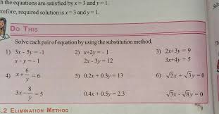 Solve Each Pair Of Equations By Using