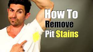 removing yellow stains from white clothes