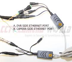Cat 6 poe camera wiring diagram / dahua ip camera color code pinout for the ethernet ip megapixel cameras and software solutions cctvforum com. How To Connect An Analog Ptz Camera Using Video Power Data Baluns And Ethernet Cable Cctv Camera World Knowledge Base