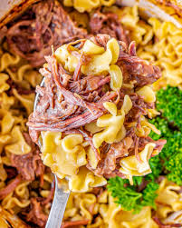 crockpot beef and noodles sweet pea s