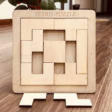 Đồ Chơi Gỗ Benrikids Xếp Hình Thông Minh Cao Cấp, Tetris Xếp Gạch Gỗ  Pitomio Montessori - Đồ chơi học tập