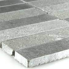 Schon die alten römer schätzten die edle wirkung von villen aus marmor. Marmor Mosaik Fliesen Brick Gefrast Poliert Matt Grau Lz69271m