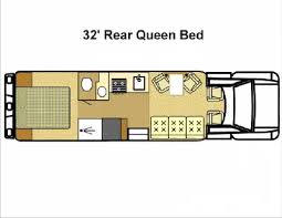 rear queen bed floorplan
