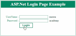 create simple login page in asp net c