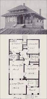 Old Vintage Bungalow House Plan Early