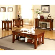 Oak Hardwood Mission Style Coffee Table