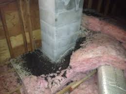 insulation removal is a messy business