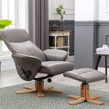 swivel recliner chair stool set