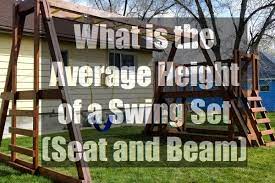 average height of a swing set