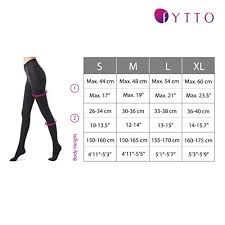 Fytto 1026 Womens Compression Pantyhose 15 20mmhg Support