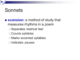 Maybe you would like to learn more about one of these? Sonnets If It S Square It S A Sonnet Thomas C Foster Ppt Download