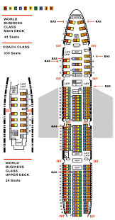 Airlines Seating Charts Seat Maps B747 Flights Information