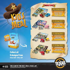 If you love diy, then don't miss mr diy promotion using your tng ewallet. Texas Chicken Kid S Meal Promotion Free Toy From 23 December 2020 Until 31 March 2021 Kids Meals Free Toys Kids
