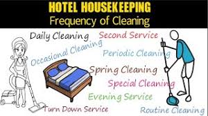 hotel housekeeping cleaning frequency