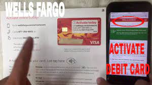 activate wells fargo debit card