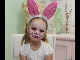 easy bunny face paint tutorial you