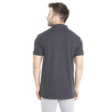 Port Blair Cotton Rich Solid Color Slim Fit Short Sleeve Golf Polo T Shirts For Men