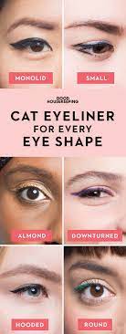 To make sure the liner isn't concealed by your lid. How To Do Winged Eyeliner For Every Eye Shape Cat Eyeliner Tutorial