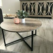Low Round Coffee Table Small Space 31 5