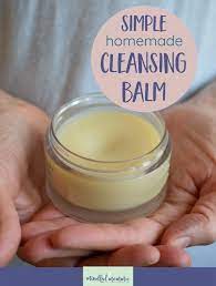 homemade diy cleansing balm for healthy