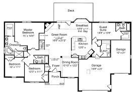 Plan 50117 Ranch Style With 4 Bed 3