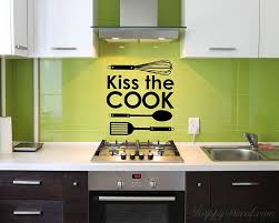 Kiss The Cook Quotes Wall Decal Family